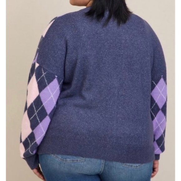 🆕 Vegan Cashmere V-neck Cardigan Sweater 3 3X 22 24 NWT Torrid New! - Picture 4 of 6